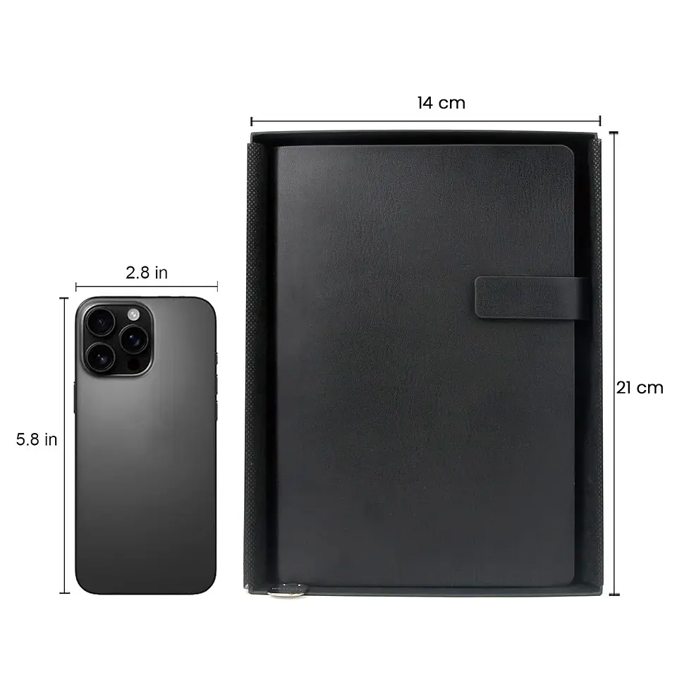 BOX WETLOTE LIBRETA A5 FLEXIBLE BLACK PAPEL LINEAS 5