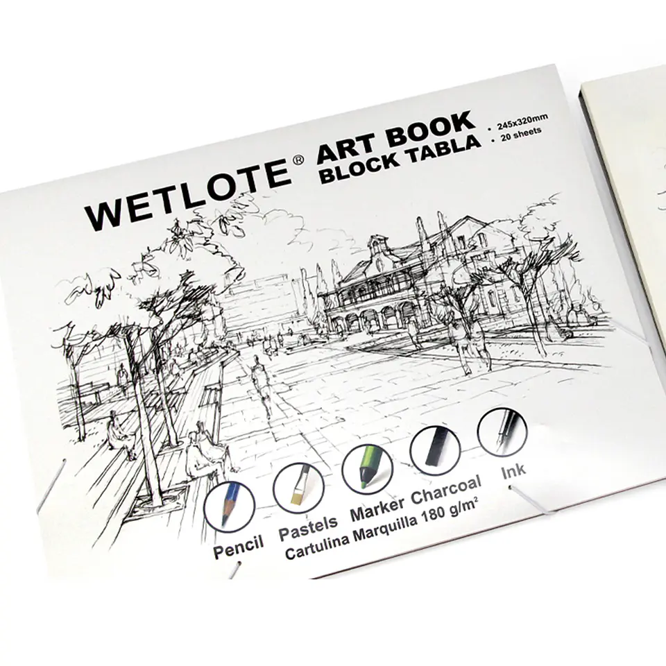 ART BLOCK WETLOTE TECNICAS MIXTAS 20 HOJAS 180 G/M  1