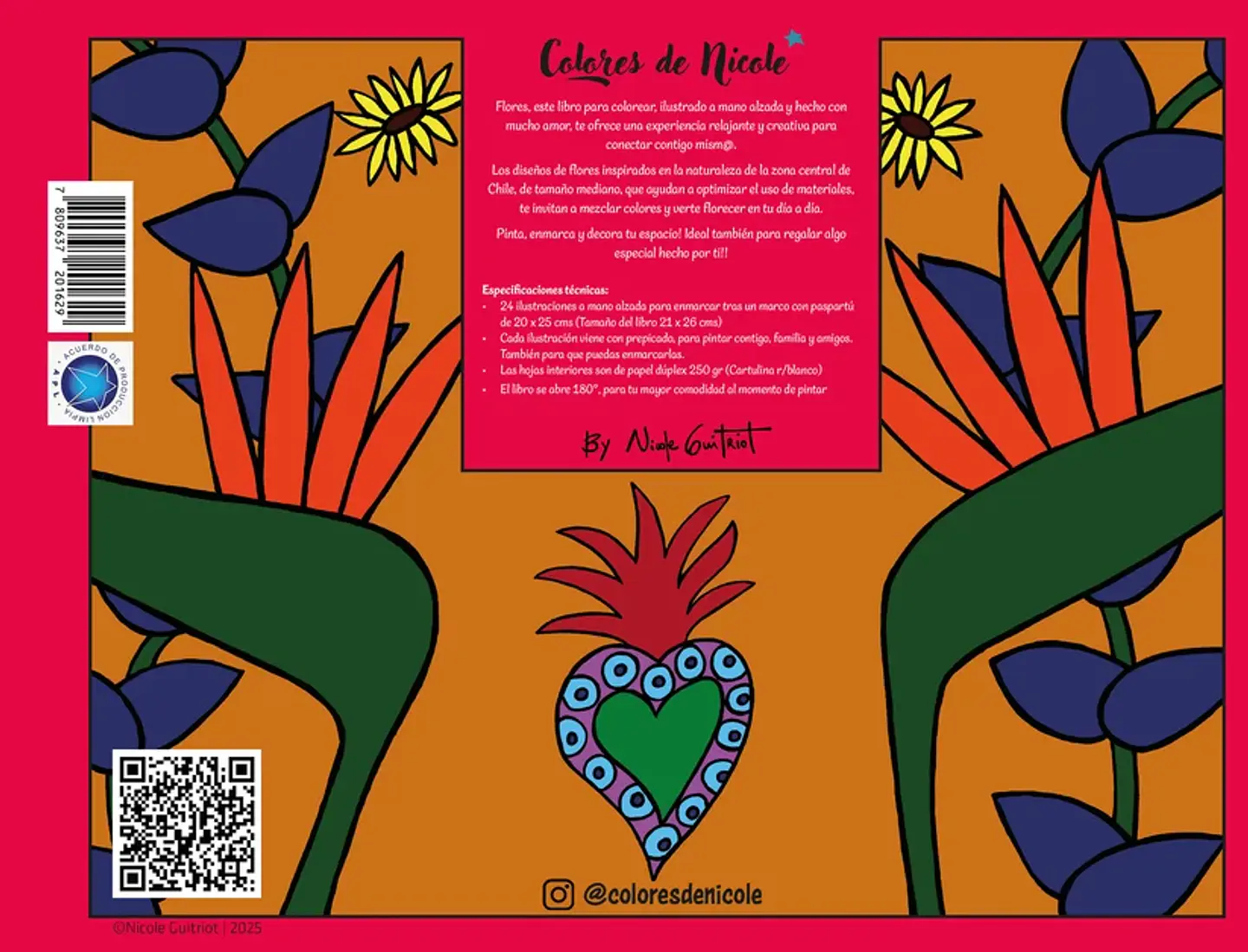 FLORES COLOREAR ES MI PASION  9