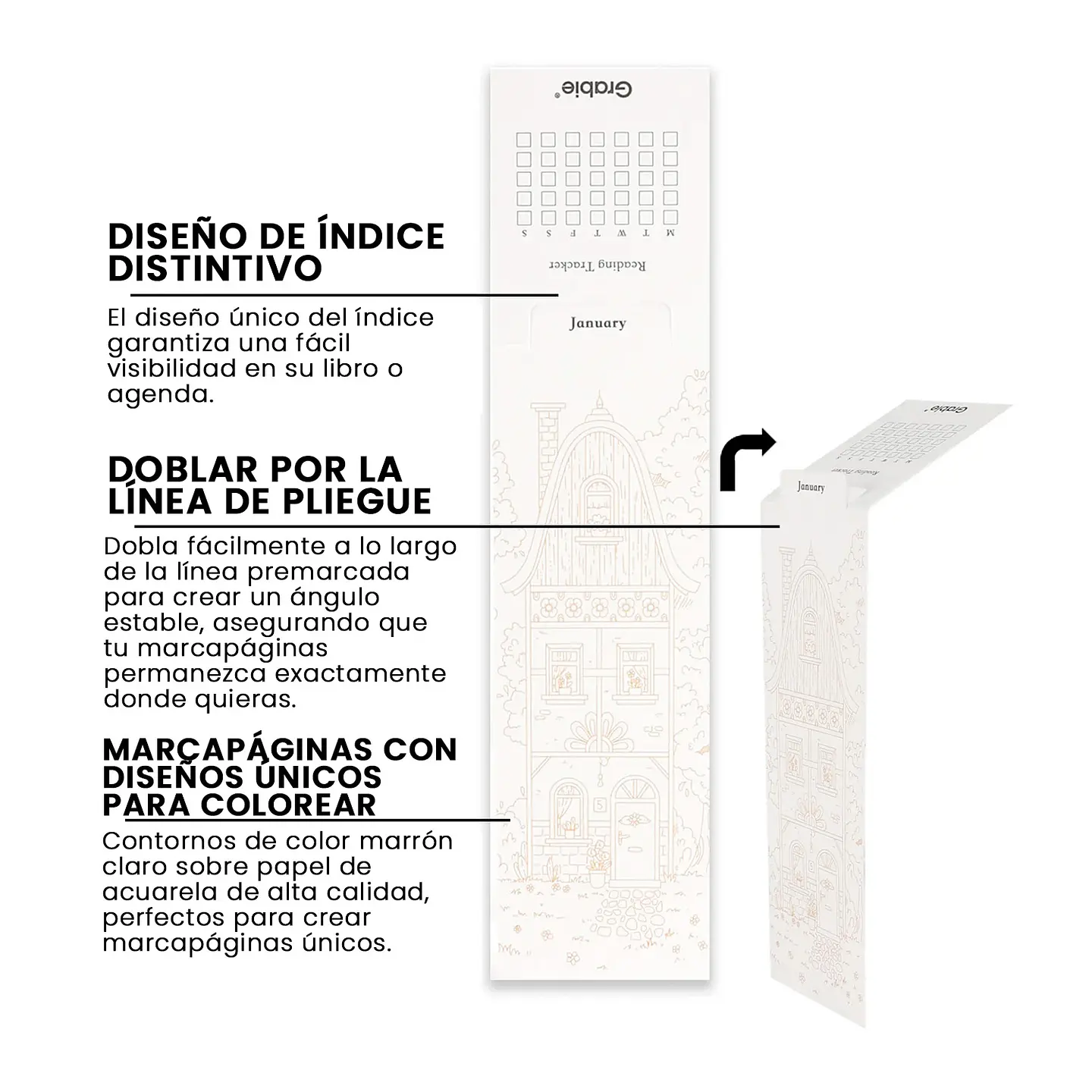 12 MARCAPÁGINAS PARA COLOREAR – CASAS URBANAS  4