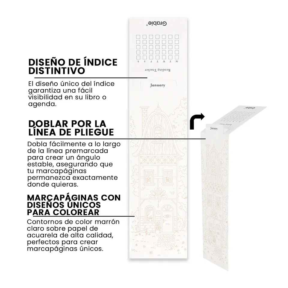 12 MARCAPÁGINAS PARA COLOREAR – CASAS URBANAS  4