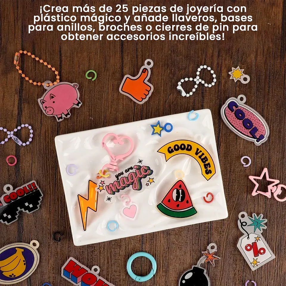 KIT DIY DE FIGURAS TERMOENCOGIBLES RETRO VIBES  3
