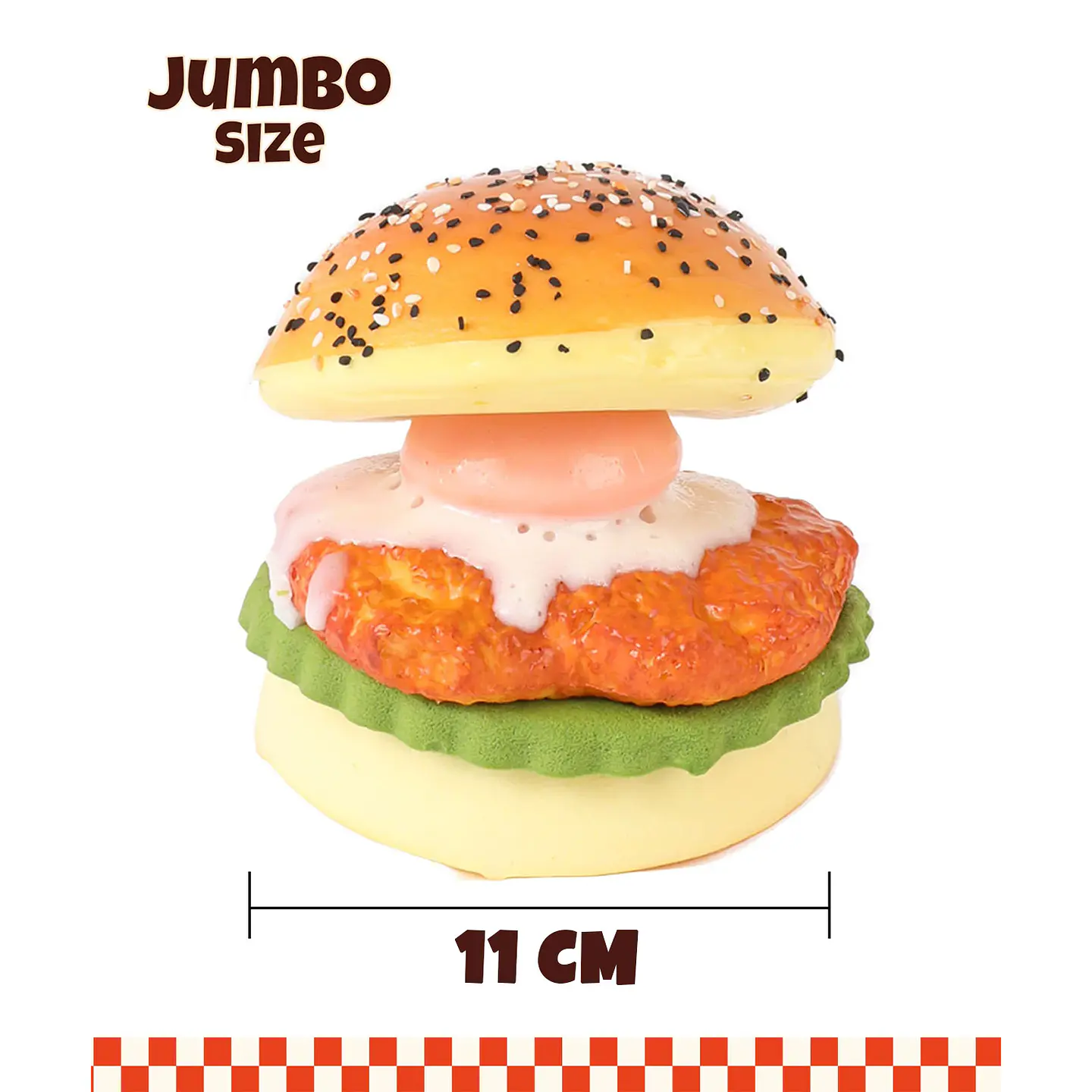 SQUISHY ANTIESTRÉS GRABIE – HAMBURGUESA TERIYAKI 2