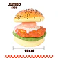 SQUISHY ANTIESTRÉS GRABIE – HAMBURGUESA TERIYAKI - Miniatura 2