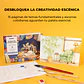 LIBRO PARA COLOREAR ACUARELA 100% ALGODON ESCENAS COTIDIANAS  - Miniatura 5