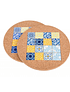 Round With Blue / Yellow Tile (2 uni)