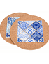 Round With Blue Tile (2 uni)