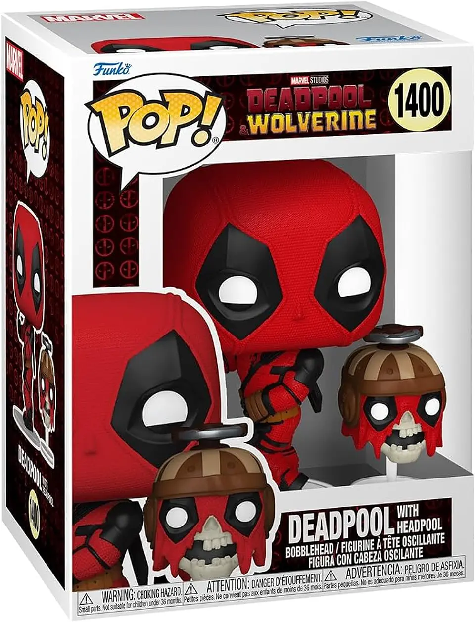 Funko Pop! & Buddy: Deadpool & Wolverine - Deadpool with Headpool #1400 1