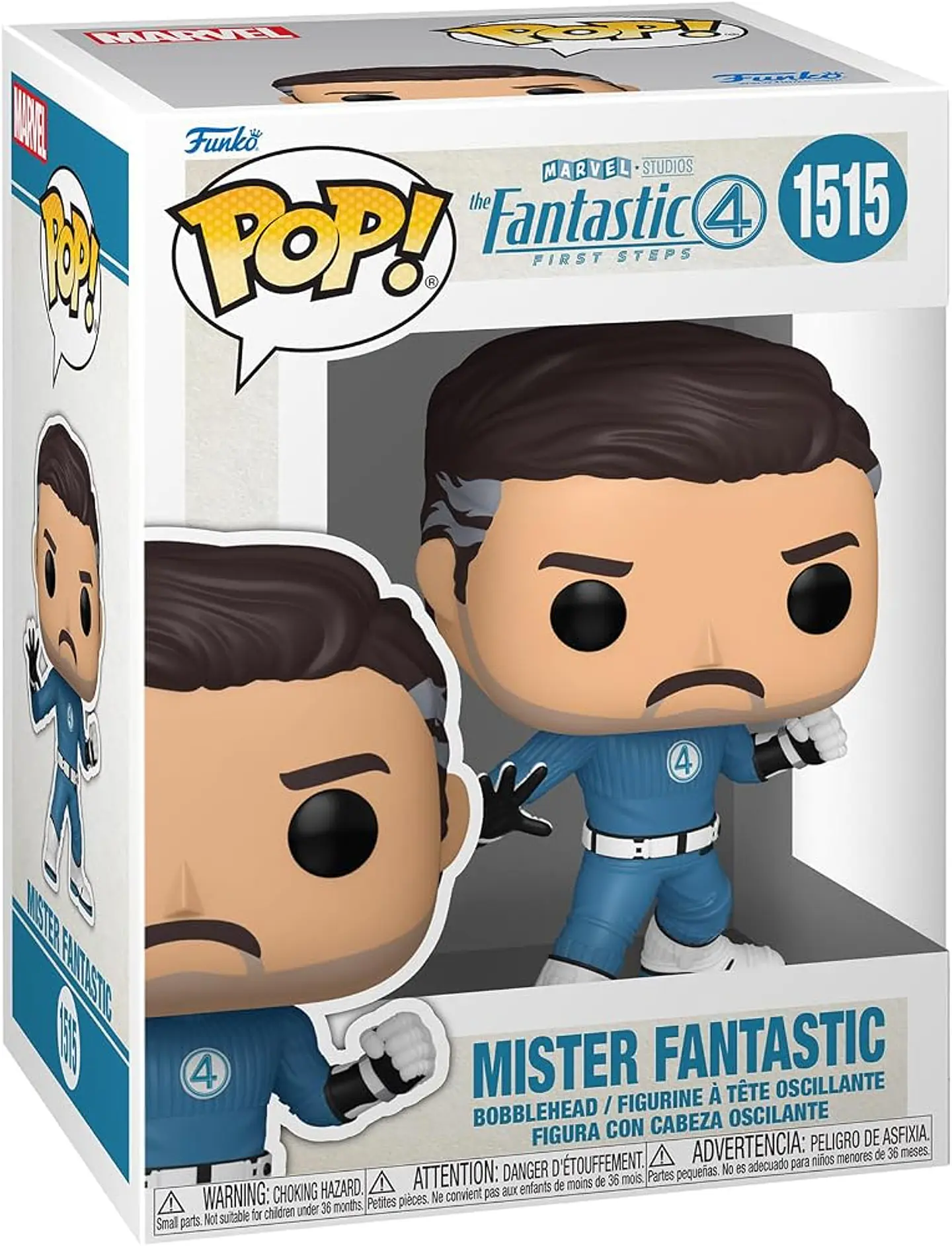 Funko Pop! Marvel: Los Cuatro Fantásticos: Primeros Pasos - Mister Fantastic #1515 1