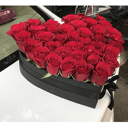 Caja de 50 rosas