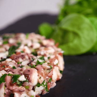 Tártaro de pulpo nikkei 2