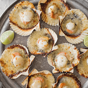 Ostiones a La Parmesana Medianas 10 unidades