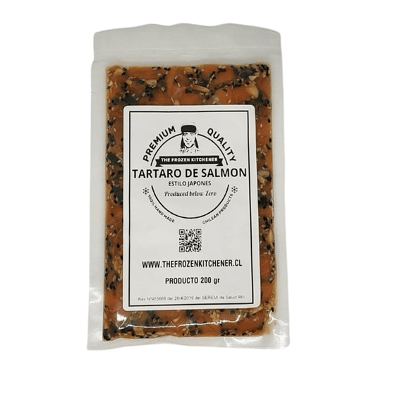 Tártaro de Salmón estilo japonés 1