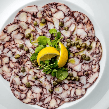 Carpaccio de pulpo al Olivo 3
