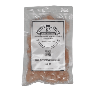 Camarón cocido  36/40 desvenado ecuatoriano Compensado