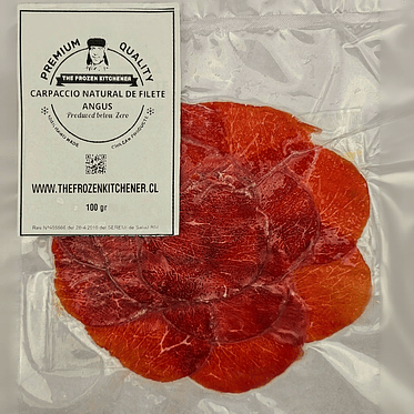 Carpaccio natural de filete angus sin aliño 1