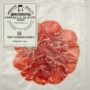 Carpaccio de atún nikkei