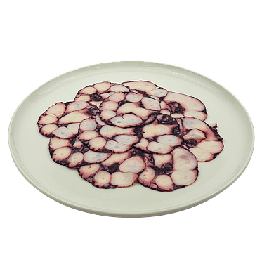 Carpaccio natural de pulpo  2