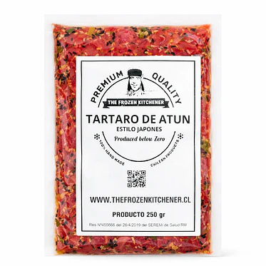 Tartaro de atún estilo japonés 1