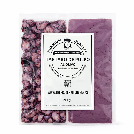 Tártaro de pulpo al olivo 1