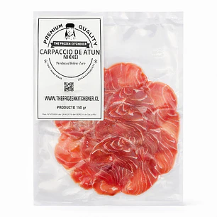 Carpaccio de atún nikkei