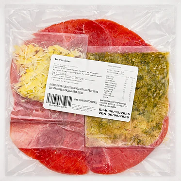 Carpaccio de filete angus con salsa de limoneta con queso parmesano y alcaparra 2