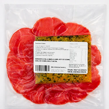 Carpaccio de atún nikkei 2