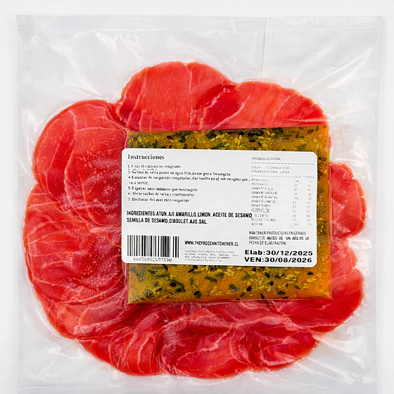 Carpaccio de atún nikkei 2