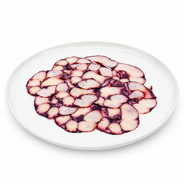 Carpaccio natural de pulpo  2