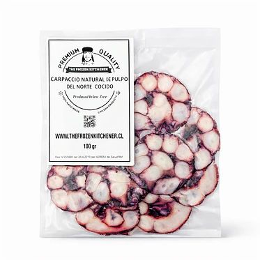 Carpaccio natural de pulpo  1