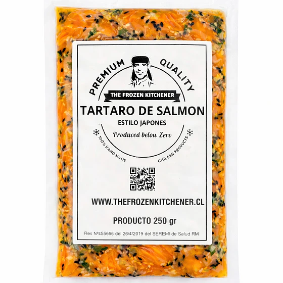 Tártaro de Salmón estilo japonés 1