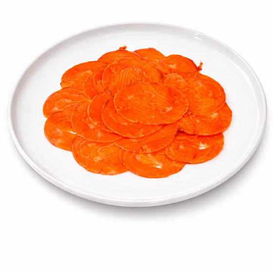 Carpaccio de salmón  ahumado y salsa de palta 2