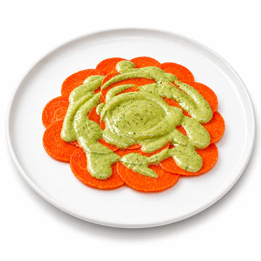 Carpaccio de salmón  ahumado y salsa de palta 3