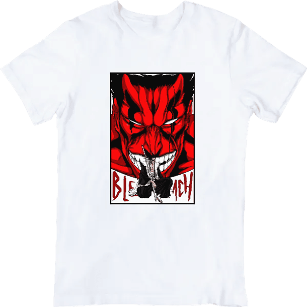 Bleach, Zaraki Kenpachi Bankai, Polera 100% Algodón Orgánico.