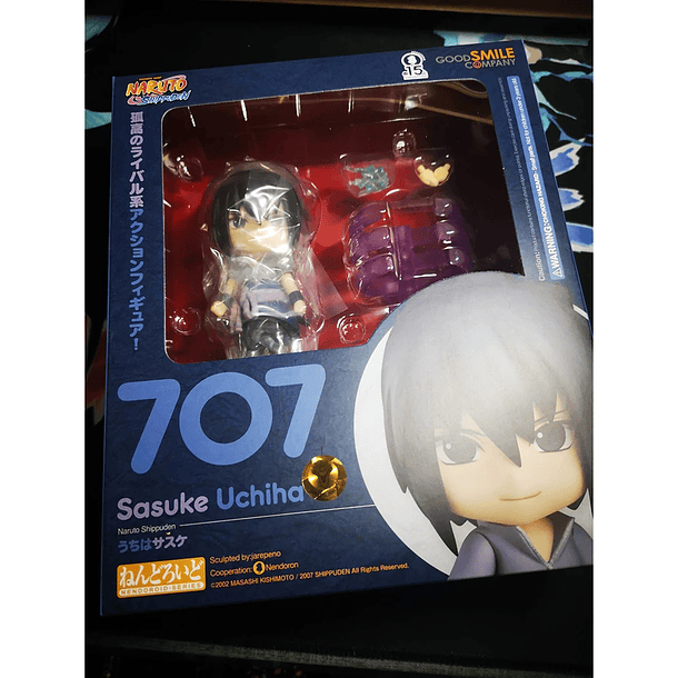 Naruton Shippuden Uchiha Sasuke NENDOROID 707 GSC Original  6