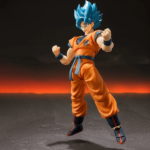 Dragon Ball SUPER Goku Saiyan Blue S.H.Figuarts Bandai Original SHF 6