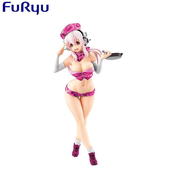 Super Sonico Special Figure Military, FuRyu Original