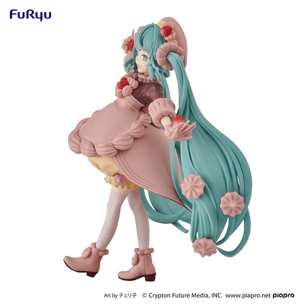 VOCALOID Hatsune Miku Hatsune Miku Strawberry Chocolate Ver SweetSweets Series FuRyu Original  6