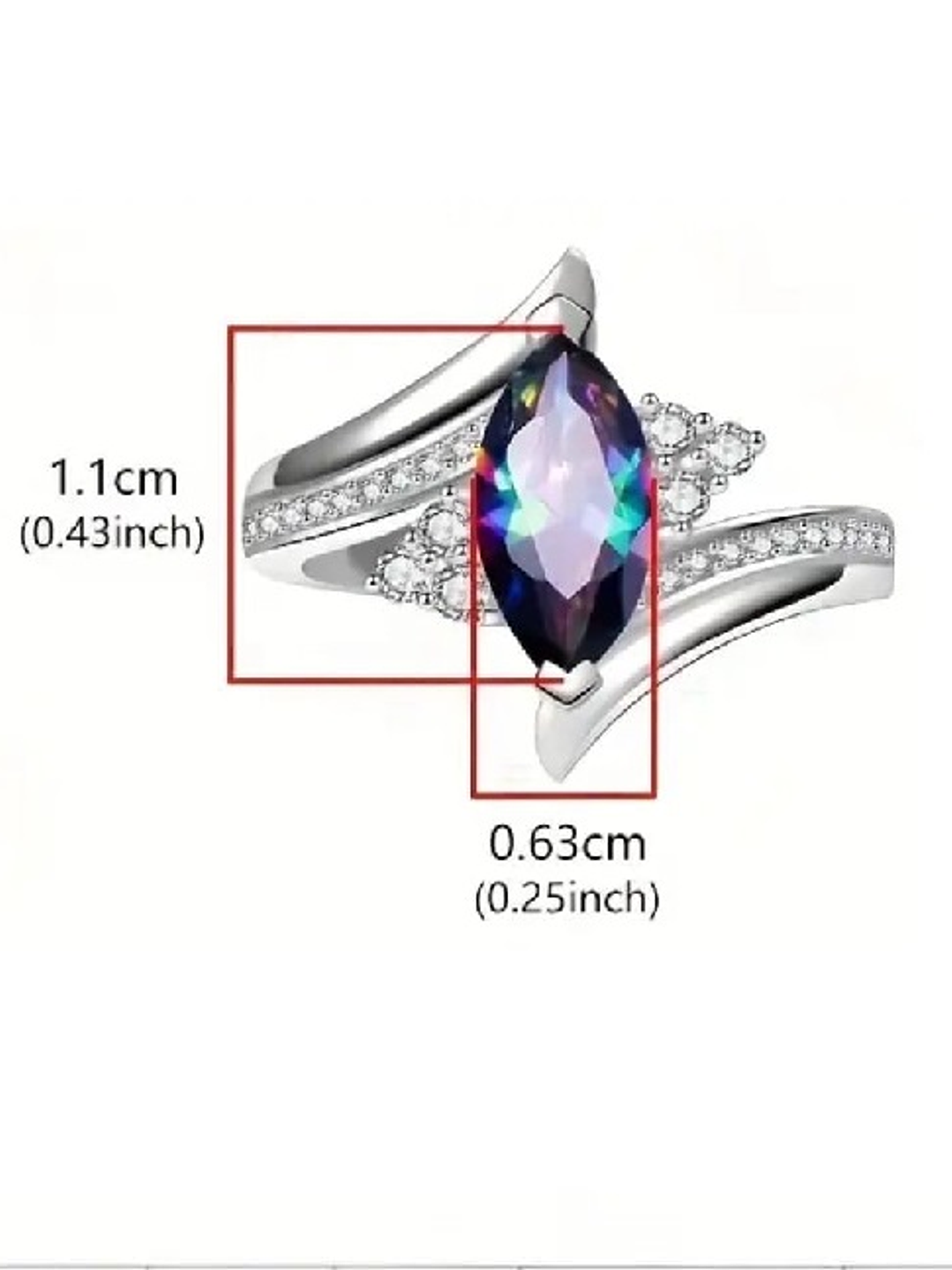 Anillo Estrella Boreal en Plata 925 2