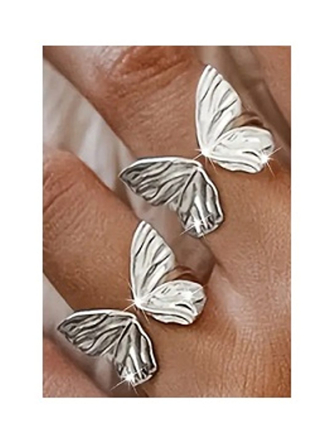 Anillo Mariposa Abierta en Plata Esterlina 925 1