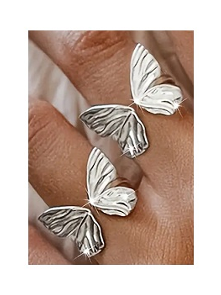 Anillo Mariposa Abierta en Plata Esterlina 925 1