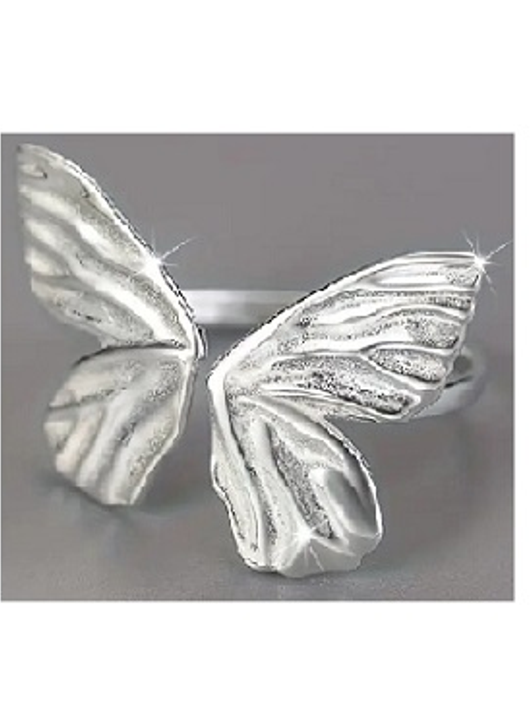 Anillo Mariposa Abierta en Plata Esterlina 925 3