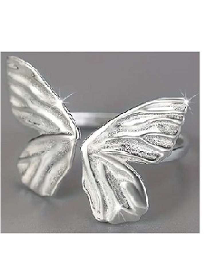Anillo Mariposa Abierta en Plata Esterlina 925 3