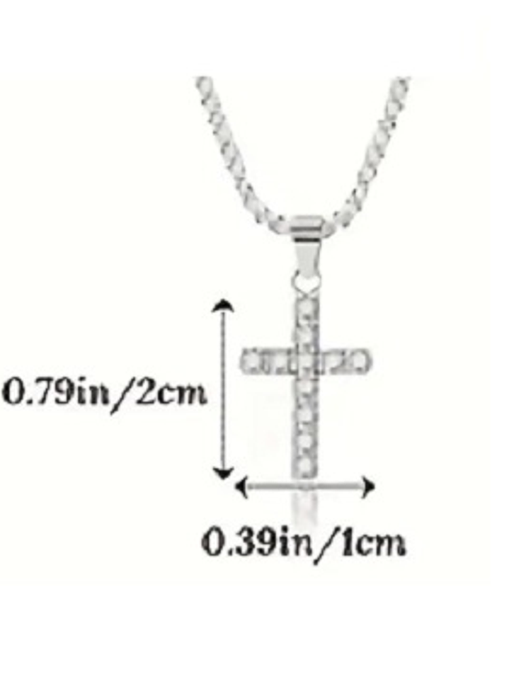 Collar Cruz de Luz en Plata 925 2