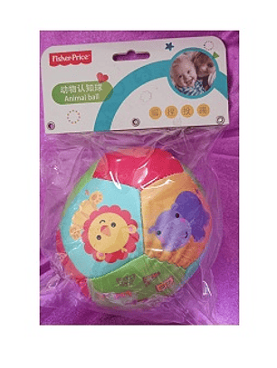 Pelota de Felpa Animalitos Fisher-Price – Sonajero Suave para Bebés