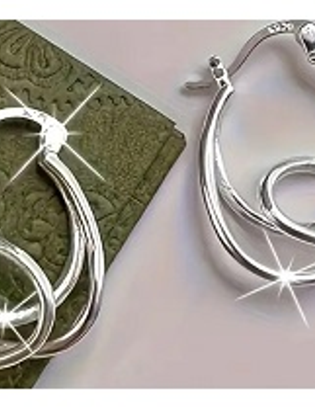 Aretes de Plata Esterlina S925 con Diseño Nudo Trenzado 3