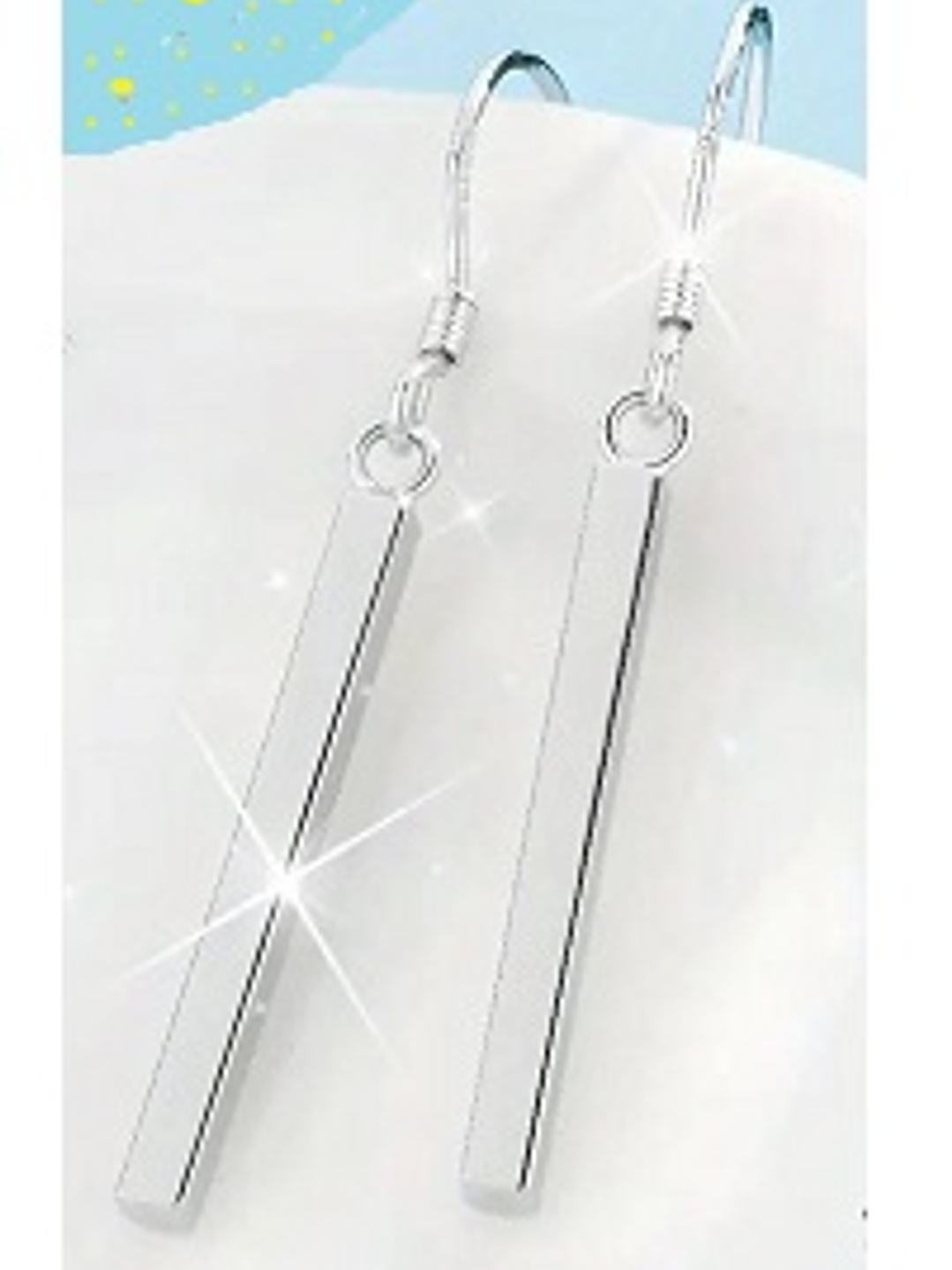 Aros Largos Minimalistas en Plata Esterlina 925 — Diseño Moderno y Elegancia Atemporal 3