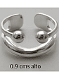 Anillo Sonrisa Plata 925 – Ajustable y Moderno - Miniatura 2