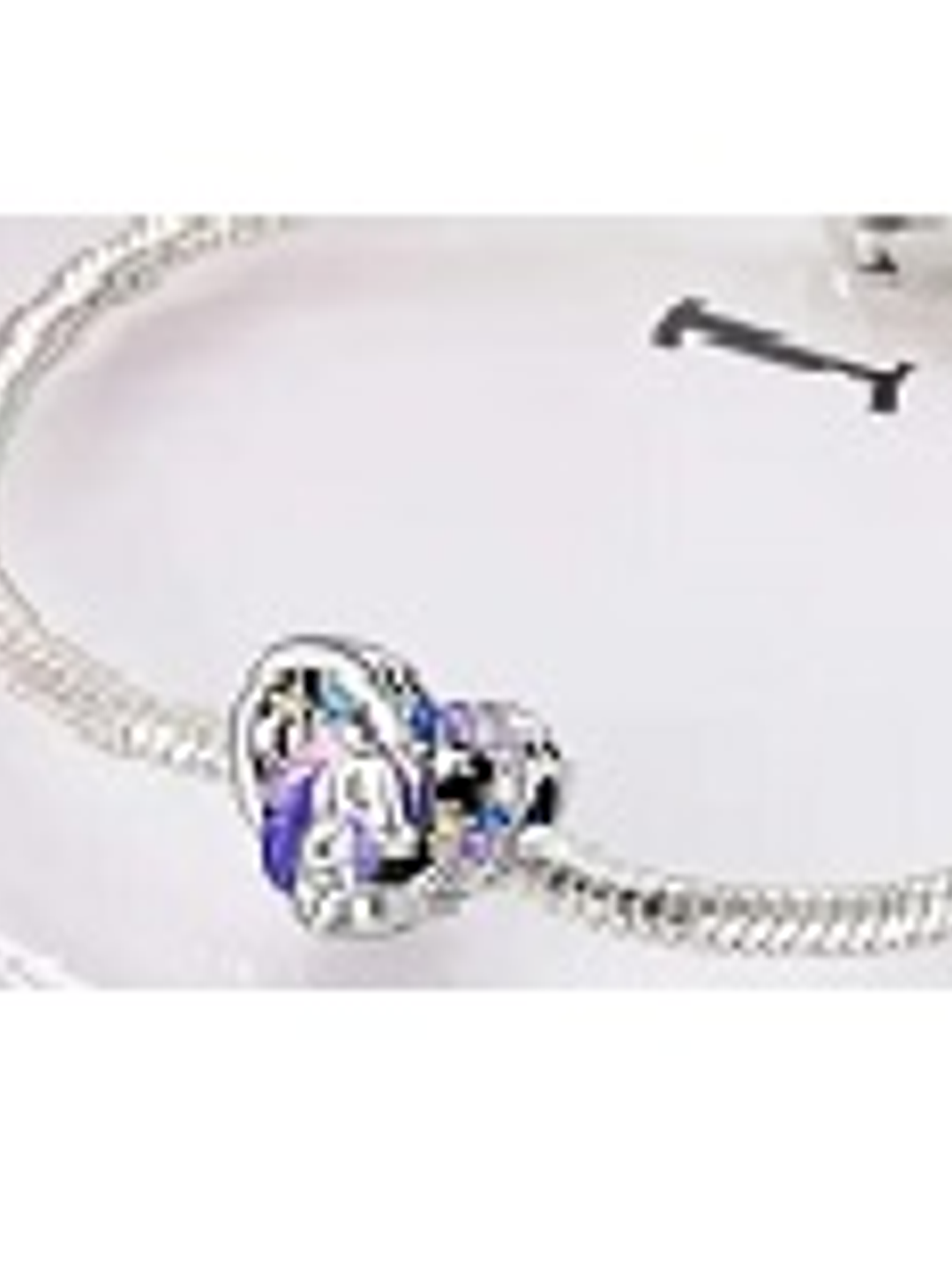 Dije de Pony Corazón – Baño de Plata Esterlina 925 con Circones 2