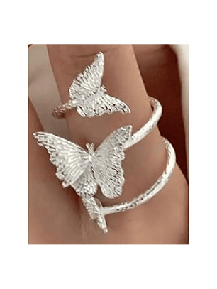 Anillo Envoltura de Mariposa – Plata Esterlina 925